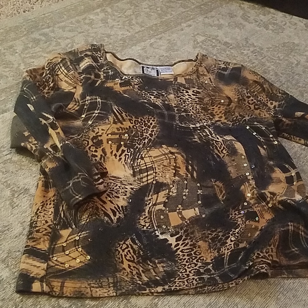 3/4 sleeve cotton shirt